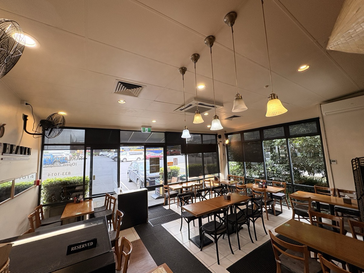 Pho Heaven dining room at Westgate Shopping Centre · where every table hears the warning